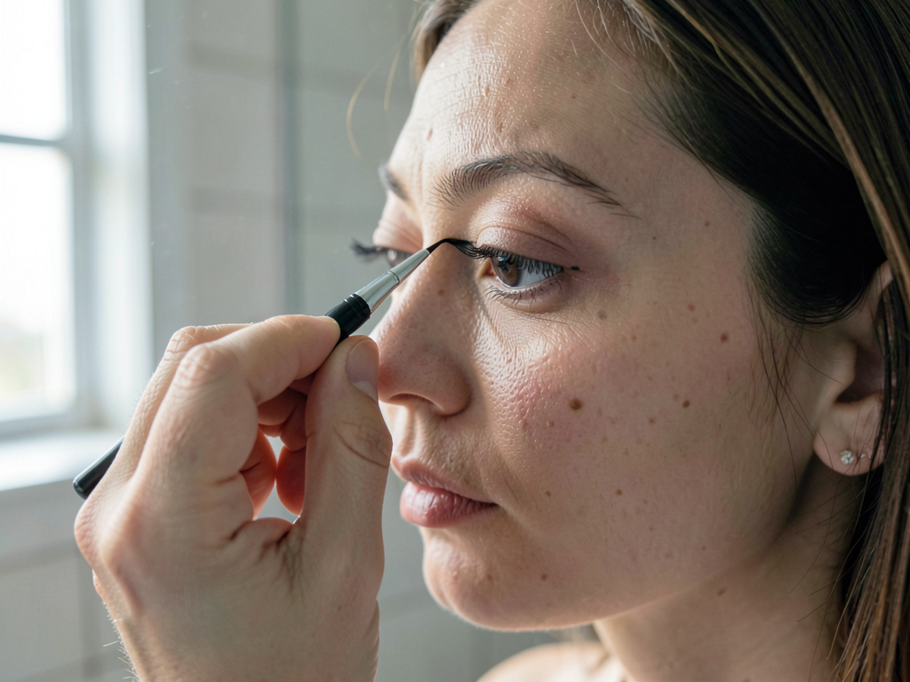 Comment appliquer des cils magnétiques sur des paupières à plissements (hooded eyes) sans qu'ils ne glissent ?