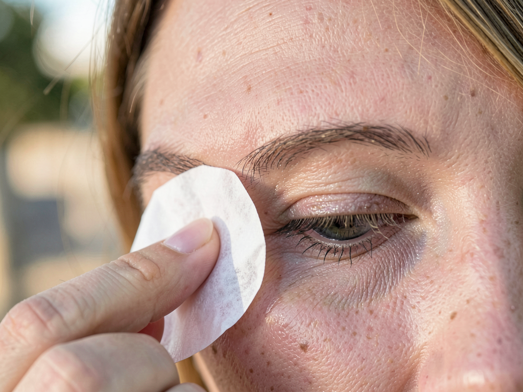 Quelle est la meilleure méthode pour fixer des cils magnétiques sur une paupière naturellement grasse ?